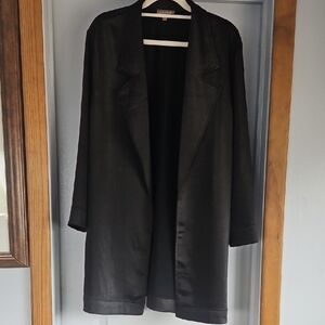 Lilla P Classic Black Trench Coat